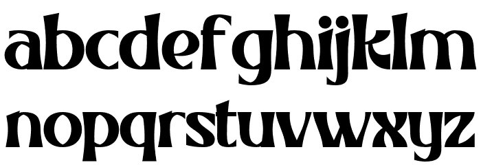 RHELAXtrial-Regular Font LOWERCASE
