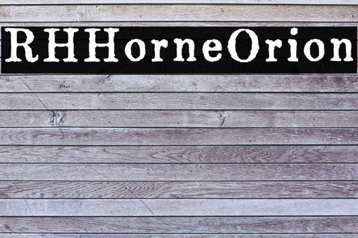 RHHorneOrion Example 1