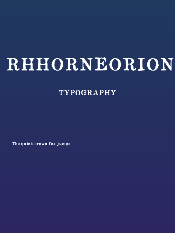 RHHorneOrion Poster