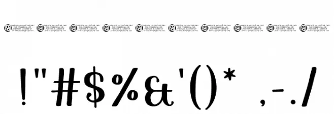 Rhaegarwood-Regular Font OTHER CHARS