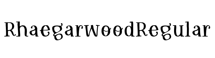 Rhaegarwood Regular  フリーフォントのダウンロード