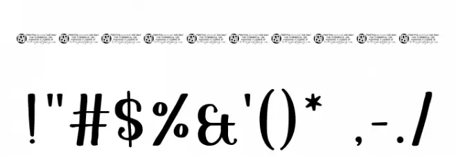 Rhaegarwood Regular Font OTHER CHARS