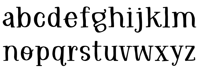 Rhaegarwood-Regular Font LOWERCASE