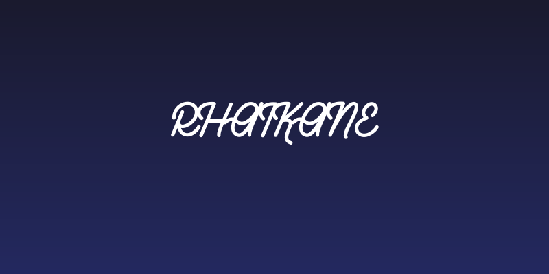 Rhaikane Social Header