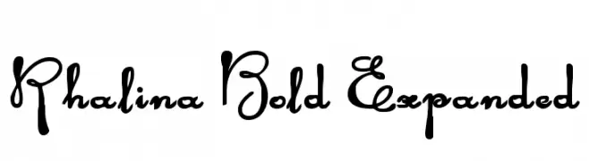 Rhalina Bold Expanded  Descarca Fonturi Gratis