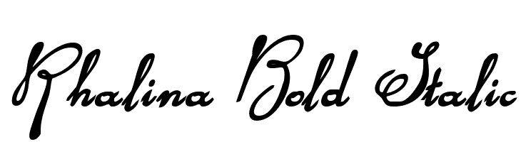 Rhalina Bold Italic  Free Fonts Download