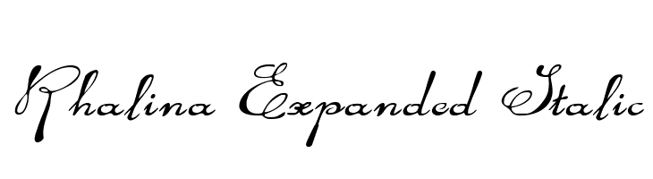 Rhalina Expanded Italic  Descarca Fonturi Gratis