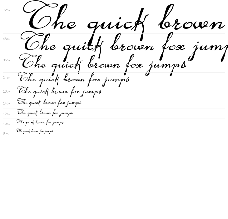 Rhalina Expanded Italic Waterfall