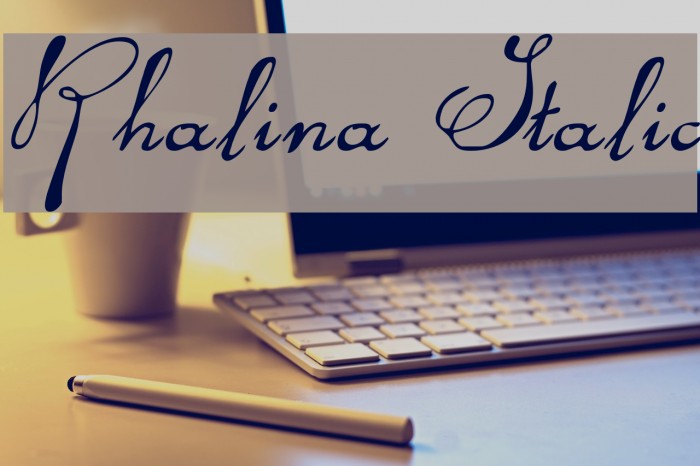 Rhalina Italic Font examples