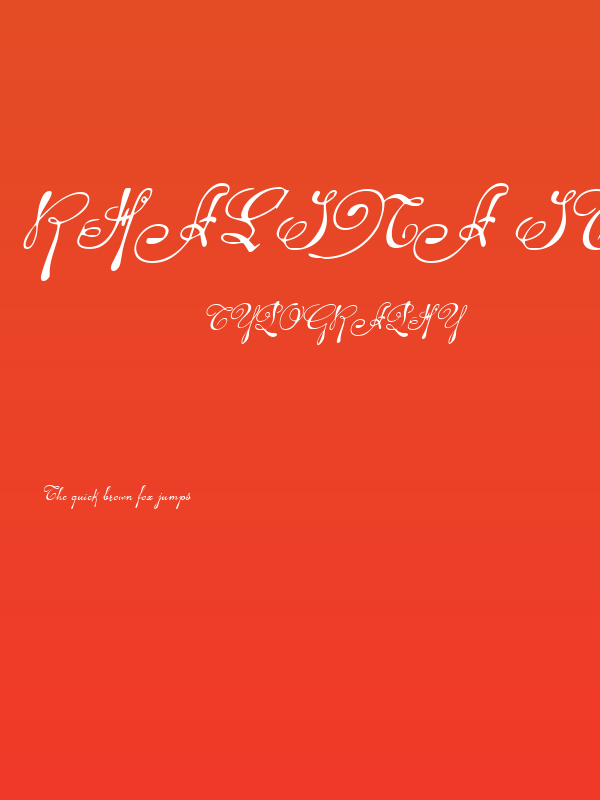 Rhalina Italic Poster