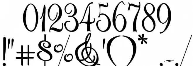 Rhalina Font OTHER CHARS