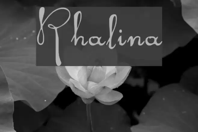 Rhalina Font examples