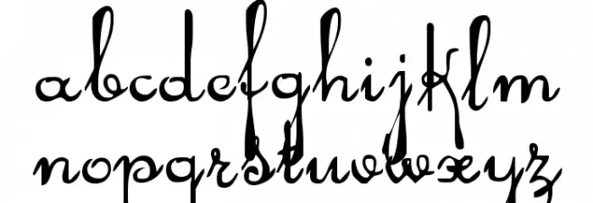Rhalina Font LOWERCASE