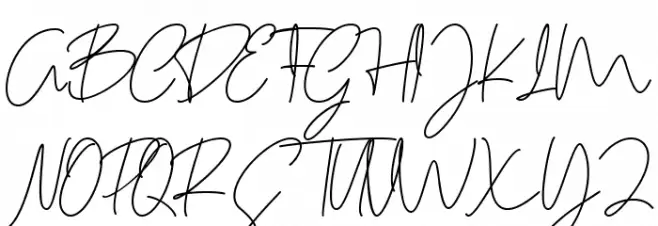 Rhallisa Schriftart Groß
