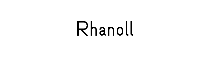 Rhanoll Font