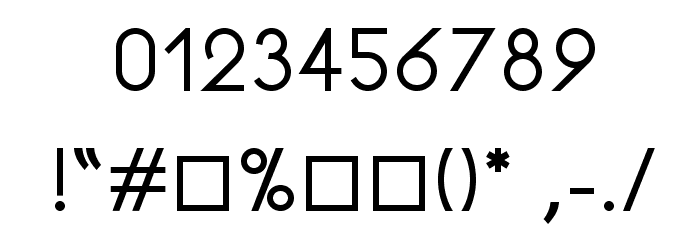 Rhanoll Font OTHER CHARS