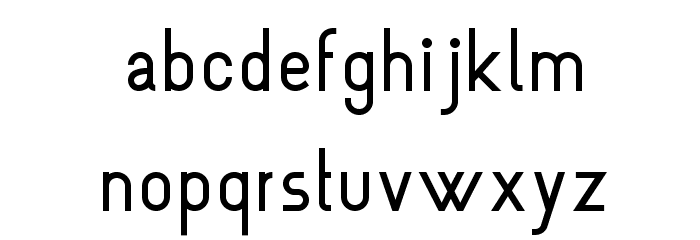 Rhanoll Font LOWERCASE