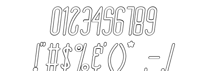 Rhantica-Regular Ital Out Font OTHER CHARS