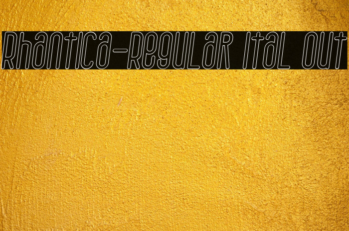 Rhantica-Regular Ital Out Example 2