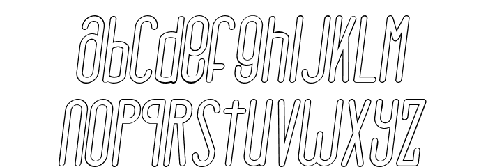 Rhantica-Regular Ital Out Font LOWERCASE