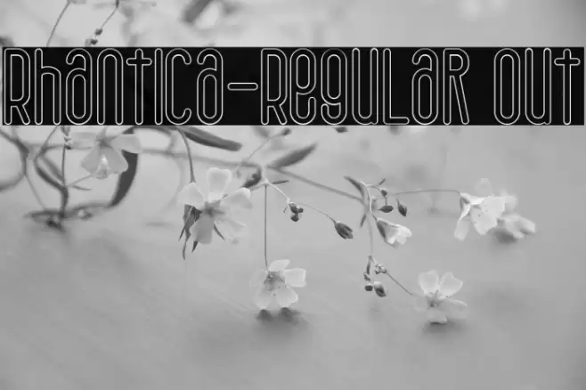 Rhantica-Regular Out Font examples