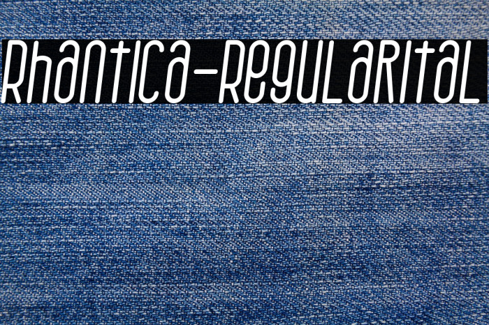 Rhantica-RegularItal Example 3