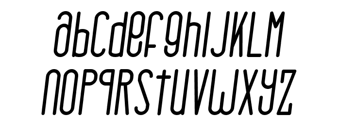 Rhantica-RegularItal Font LOWERCASE
