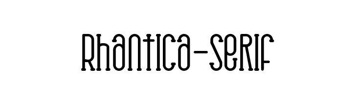 Rhantica-Serif  Frei Schriftart Herunterladen
