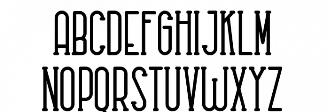 Rhantica-Serif Font Litere mari