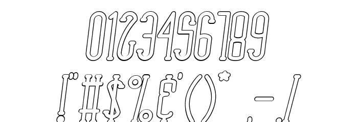 Rhantica-SerifItalOut Font OTHER CHARS