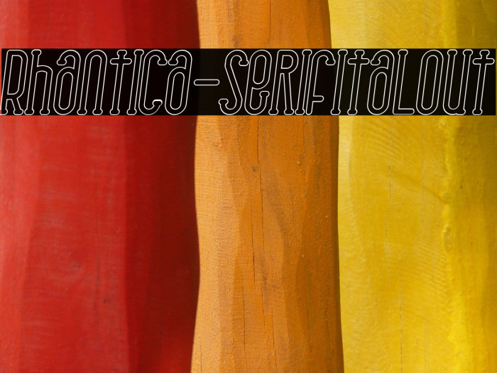 Rhantica-SerifItalOut Example 2