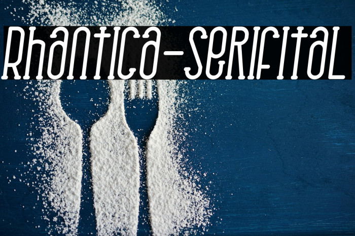 Rhantica-SerifItal Example 1