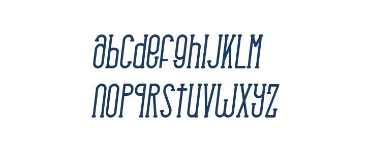 Rhantica-SerifItal Lowercase