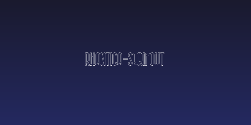 Rhantica-SerifOut Social Header
