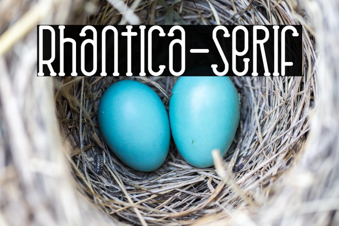 Rhantica-Serif Example 1