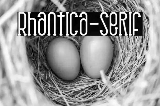 Rhantica-Serif Font examples