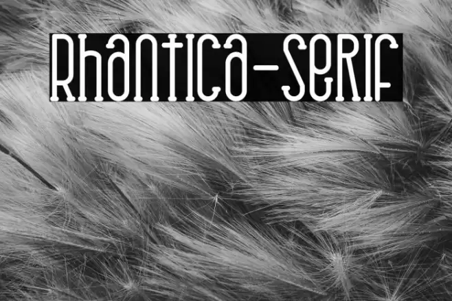 Rhantica-Serif Font examples