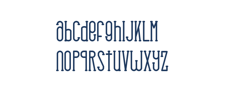 Rhantica-Serif Lowercase