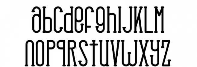 Rhantica-Serif Fuentes MINÚSCULAS