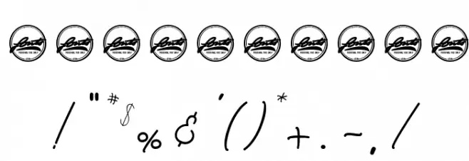 Rhapsodize Slim_PersonalUseOnly Font OTHER CHARS