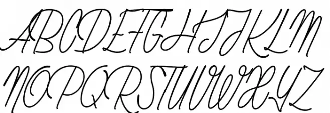 Rhapsodize Slim_PersonalUseOnly Schriftart Groß