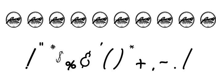 Rhapsodize_PersonalUseOnly Font OTHER CHARS