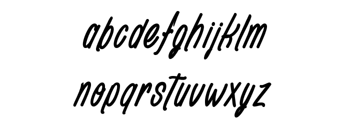 Rhapsodize_PersonalUseOnly Font LOWERCASE