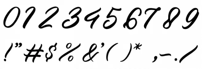Rhapsody Font OTHER CHARS