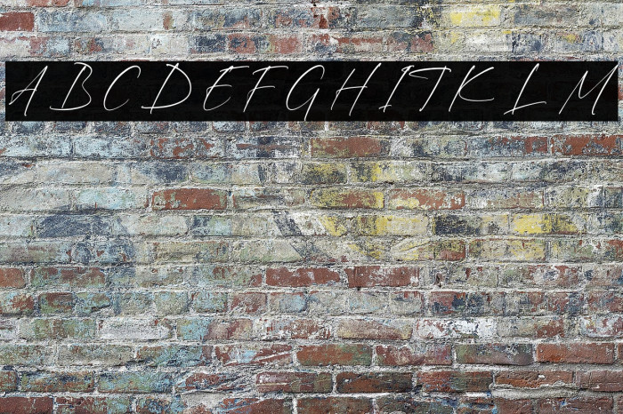 Rhastela Greams Font examples