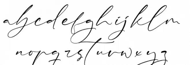 Rhastela Greams Font LOWERCASE