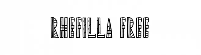 Rhefilla FREE  免费字体下载