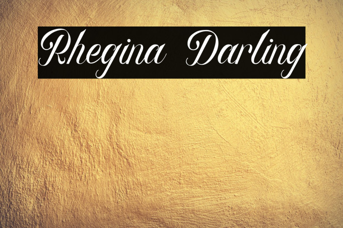 Rhegina Darling Example 1