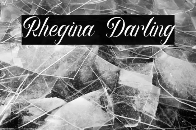 Rhegina Darling Font examples