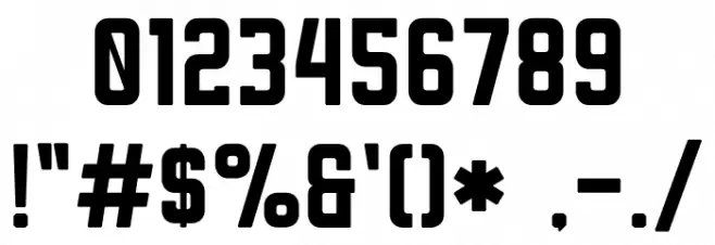 Rheiborn Sans Clean Font OTHER CHARS